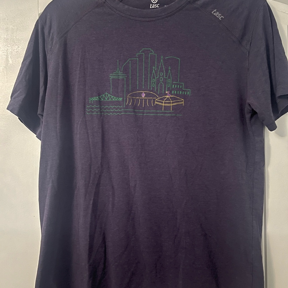 tasc New Orleans Purple Graphic T-Shirt